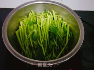 Spinach with Vermicelli recipe