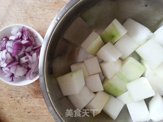 Stewed Pork Ribs with Winter Melon-----summer Home Cooking recipe