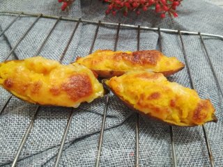 Baked Sweet Potato with Cheese recipe