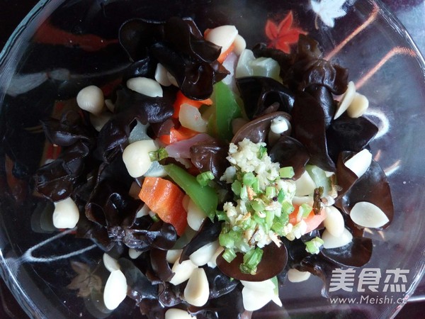 Almond Fungus Mixed Vegetables recipe