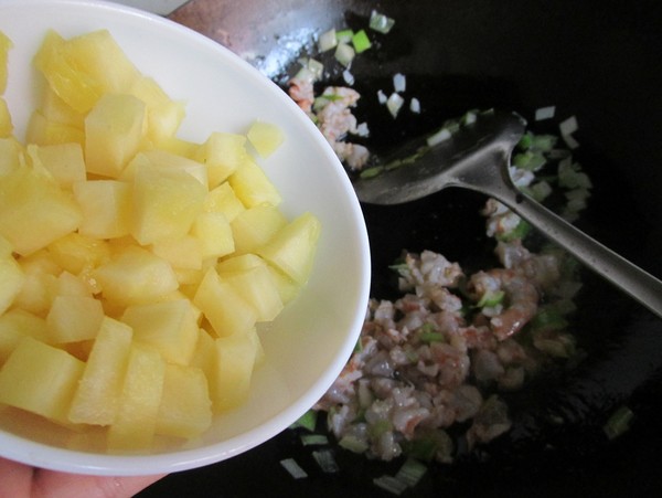 Fresh Sweet Pineapple Rice recipe