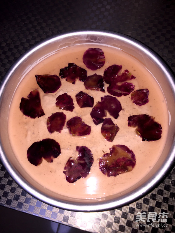 Rose Petal Blueberry Mousse recipe