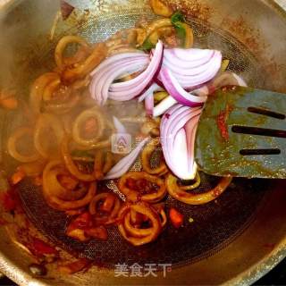 Stir Fried Squid Rings recipe