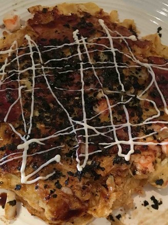 Homemade Simple Okonomiyaki recipe