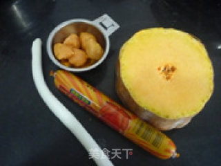 Salted Egg Yolk Diced Pumpkin recipe