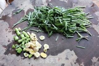 Leek Stir-fried Lichen recipe