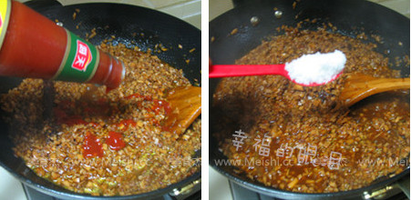 Mushroom Meat Sauce recipe