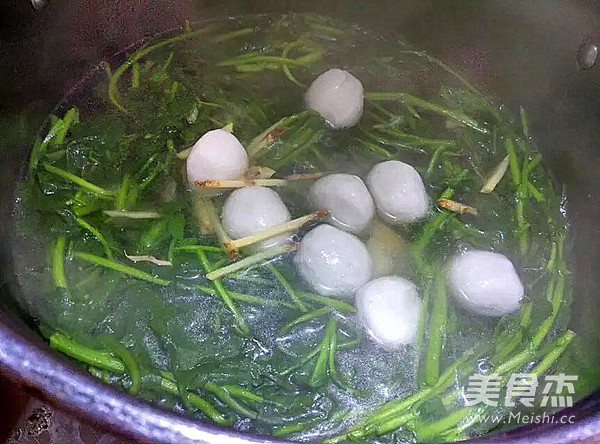 Watercress Meatball Soup recipe