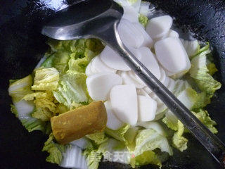 Curry Baby Cabbage Rice Cake Soup recipe