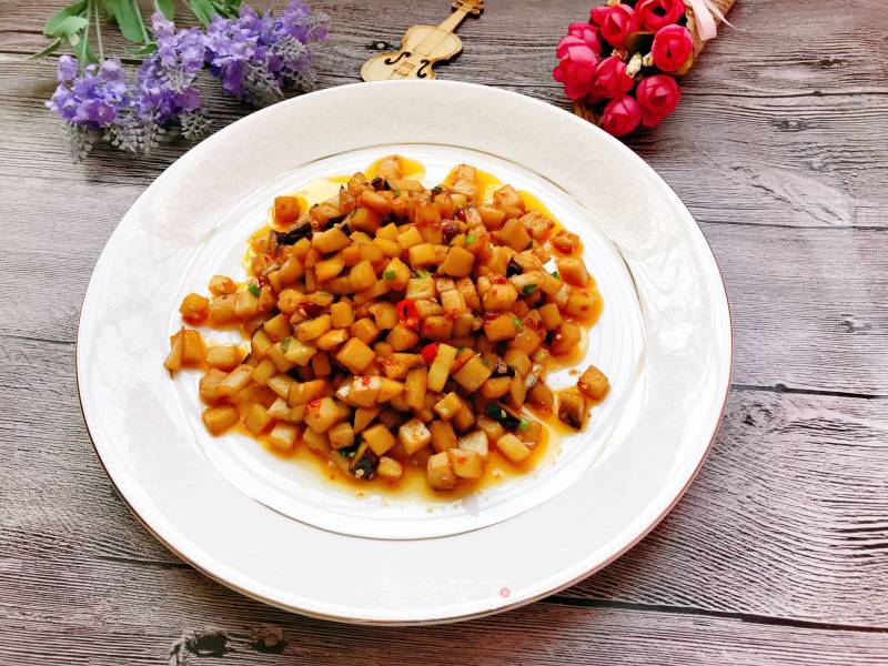 Spicy Diced King Pleurotus recipe