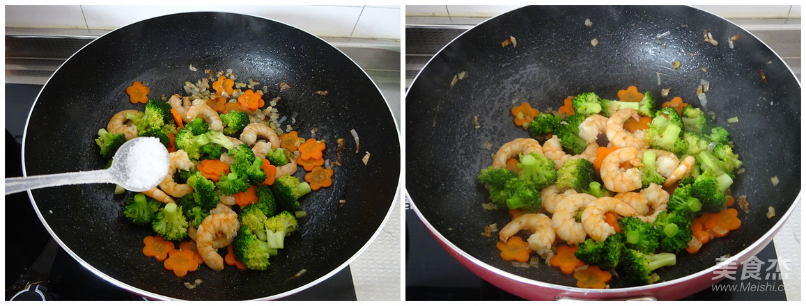 Stir-fried Broccoli with Shrimp recipe