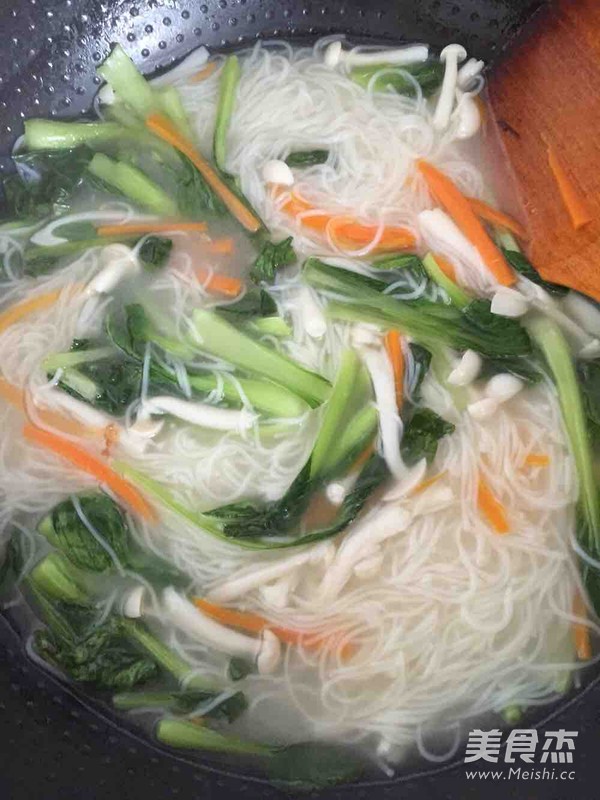 Egg Vermicelli Noodle Soup recipe