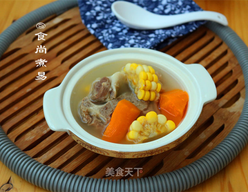 Corn Carrot Pork Bone Soup recipe
