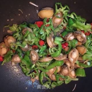Stir-fried Abalone with Hot Pepper recipe