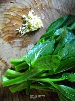 Choy Sum Minced Pork Tofu recipe