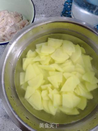 Fried Pork with Potatoes recipe