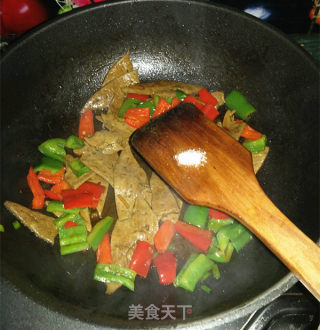 #信之美#fried Pork Liver recipe