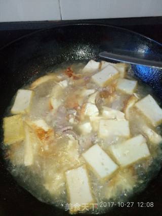 Fried Tofu and Boiling Soup recipe