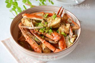 Steamed Crab with Edamame recipe