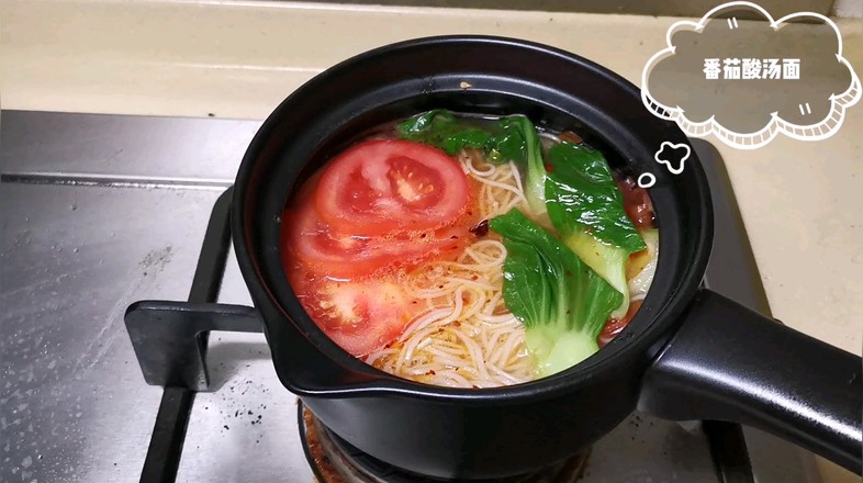 Tomato Sour Noodle Soup recipe