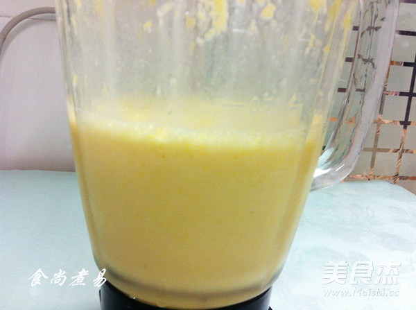 Fresh Orange Milkshake recipe