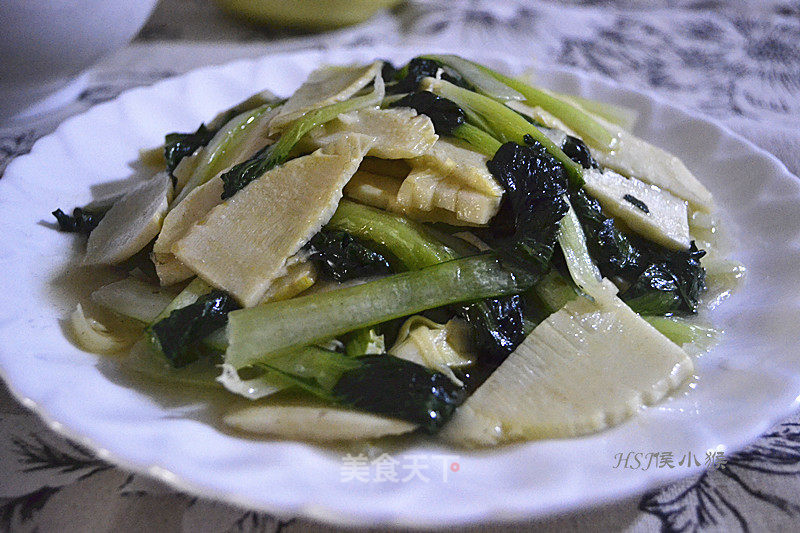 Braised Winter Bamboo Shoots with Takoyaki recipe