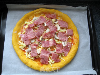 Pumpkin Pie Embryo Bacon Pizza-breakfast in Half An Hour recipe