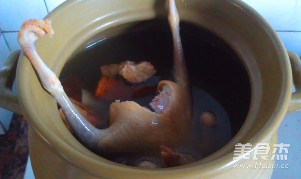 Tangerine Peel Mung Bean Pigeon Soup recipe