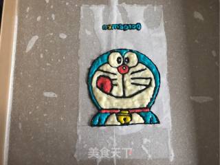 Fluff Marshmallow: Doraemon Painted Cake Roll recipe