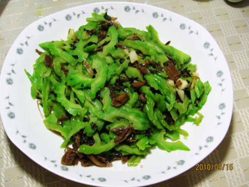 Mei Cai Bitter Gourd recipe