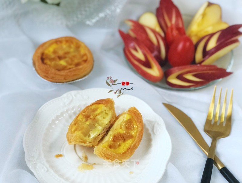 Sweet Apple Tart (whole Egg, No Light Cream) recipe