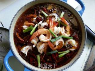 Spicy and Enjoyable 【boiled Shrimp】 recipe