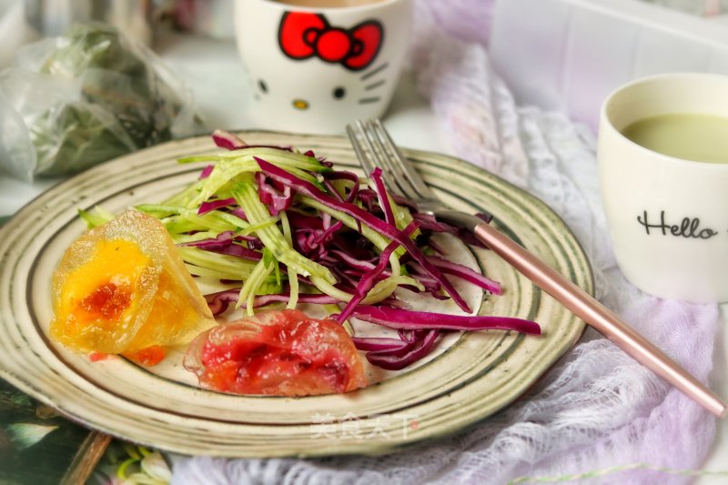 Bird's Nest Crystal Rice Dumpling Vegetable Salad recipe