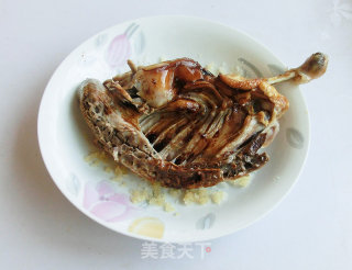 Steamed Duck with Plum Dried Vegetables recipe