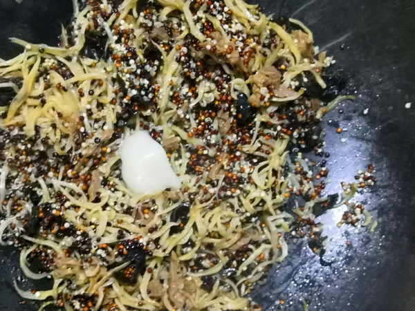 Whitebait Tricolor Quinoa Rice recipe