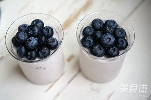 Blueberry Mousse Cup recipe