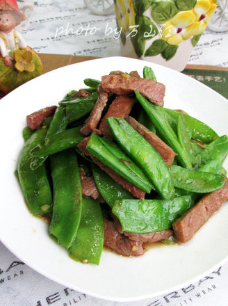 Stir-fried Snow Peas recipe