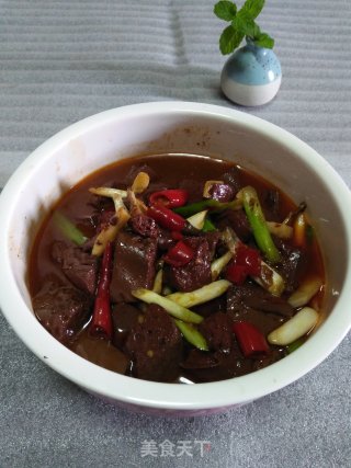 Sour and Spicy Pork Blood Wang recipe