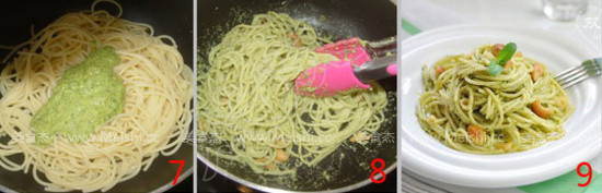 Pasta with Mint Cashew Sauce recipe