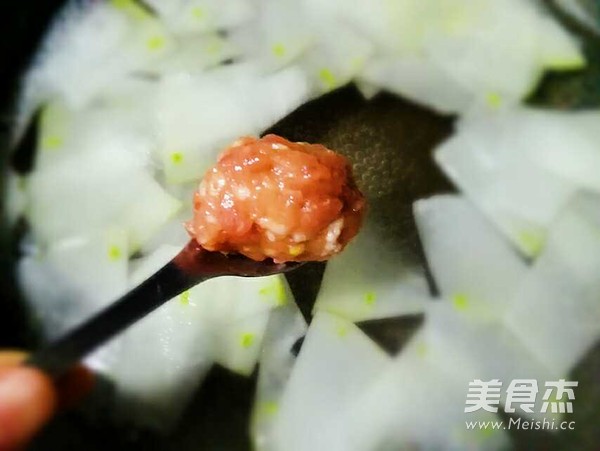 Winter Melon Meatball Soup recipe