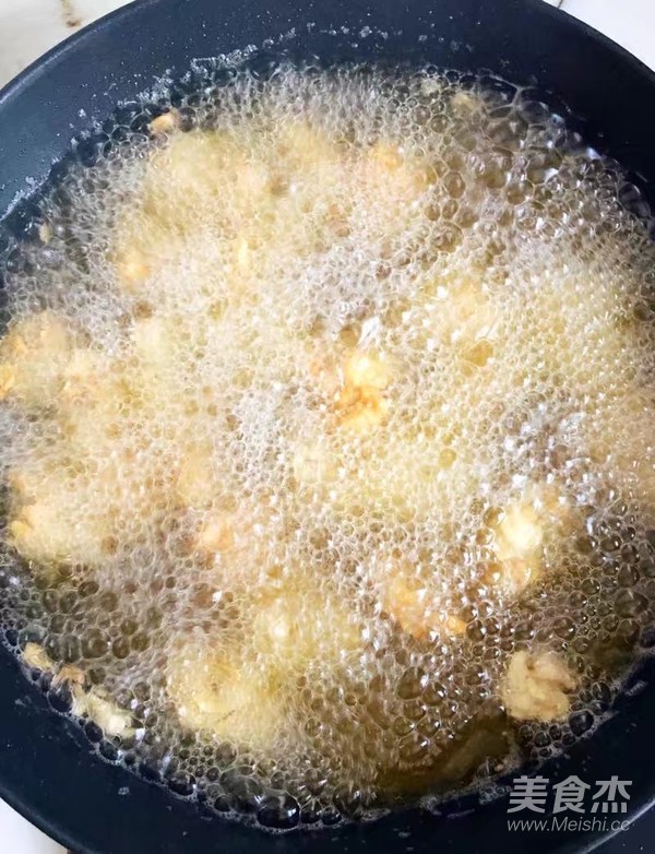 Fried Chicken Rice Noodles recipe