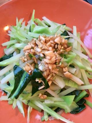 Broccoli Stalks with Minced Garlic recipe