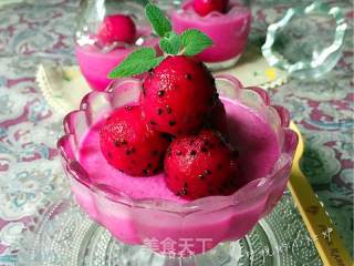 Dragon Fruit Pudding recipe