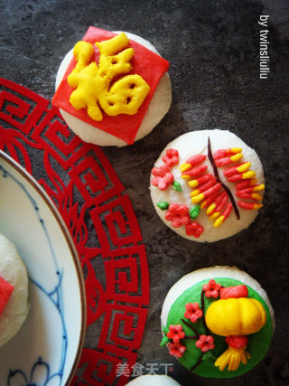 [tianjin] The Four Lucky Treasures of Creative Chinese White Pastry recipe