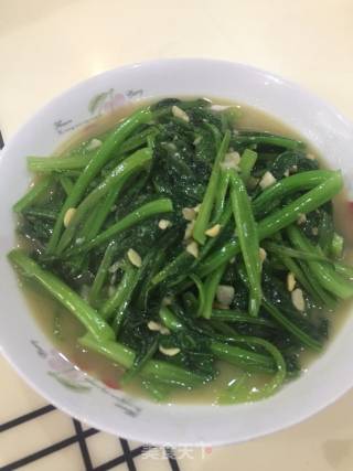 Stir-fried Spring Vegetable Seedlings with Soy Sauce recipe