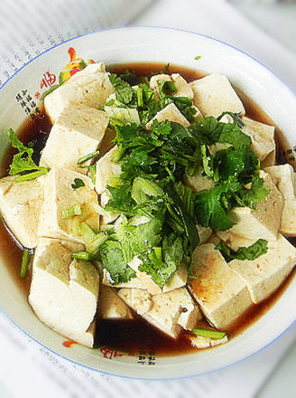 Tofu with Salad Dressing recipe