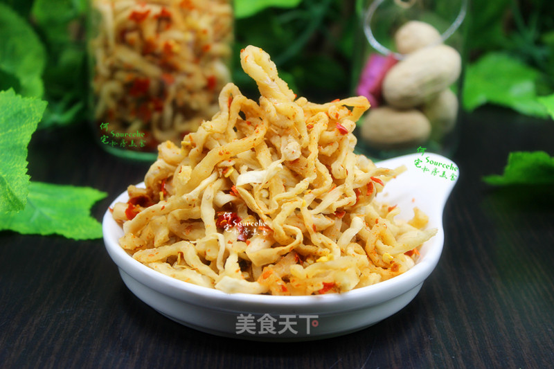 Hot and Sour Crispy Pickled Radish recipe