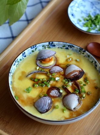 Steamed Custard with Clams recipe