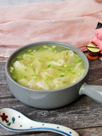 Chicken Soup Wontons with Fresh Eyebrows recipe
