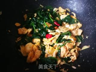 #团圆饭#scrambled Eggs with Spinach recipe